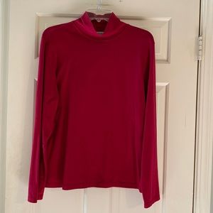 Casual soft turtleneck tee shirt